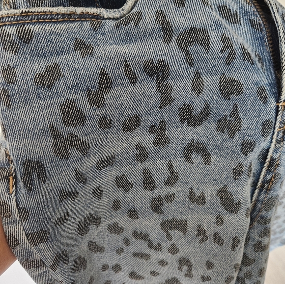 Blanc NYC Leopard Skinny Jeans  sz 27 - Picture 4 of 4